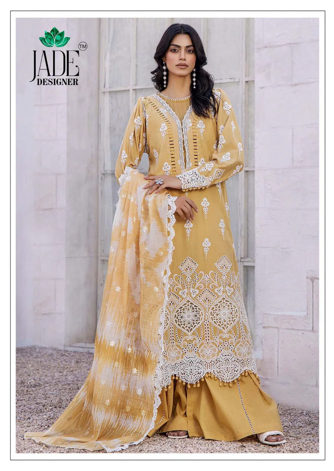 Jade Ayesha Zara Vol 1 Heavy Lawn Karachi Printed Cotton Dress Material